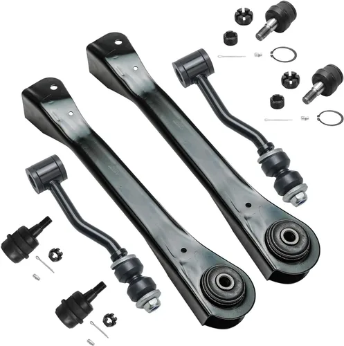 Vista 92 de Detroit Axle - Kit de brazos de control de extremo de 8 piezas para Toyota 2001-2003 Highlander 2002-2003 Camry Lexus ES300, 2 brazos de control