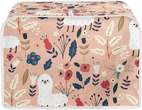 Jeiento Alpaca - Cubierta para tostadora de 2 rebanadas, para hacer pan, cubierta para electrodomésticos pequeños, protección contra el polvo y las