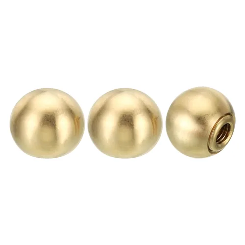 Vista 14 de PATIKIL Remates de Lámpara de Bola de 17.5mm/0.69", 1 Juego de Latón Macizo, Tapas de Pantalla de Lámpara, Decoración Superior, Tuercas de Tapa