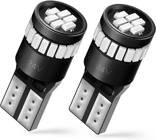 Vista 11 de AUXITO 194 Bombilla LED Ámbar Amarillo 168 2825 W5W T10 Cuña 24-SMD 3014 Chipsets Bombillas de Repuesto para Luces de Cúpula, Mapa, Placa