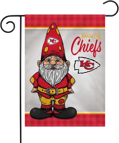 Vista 7 de Rico Industries NFL Gnomo - Bandera de jardín de doble cara de 13 x 18 pulgadas
