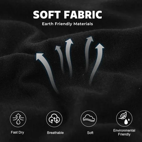 Vista 4 de BAMBOO COOL Ropa interior transpirable para hombre, paquete múltiple moderno, Comfortsoft que absorbe la humedad, paquete de 6