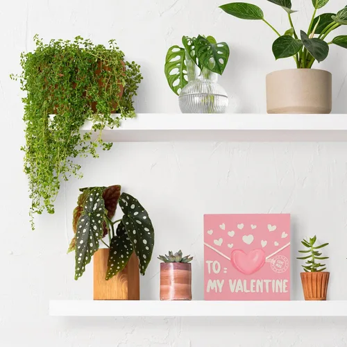 Vista 3 de Letrero rosa para el día de San Valentín, con texto en inglés "To My Valentine", letrero de madera para el día de San Valentín, decoración de San