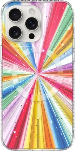 Vista 35 de LONLI Hue - para iPhone 15 Pro [Compatible con Magsafe] - Funda de teléfono floral dorada - [Amortiguador de 360° absorbente de impactos] - Funda