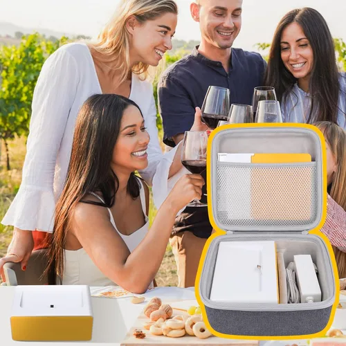 Vista 8 de co2CREA Funda rígida compatible con impresora fotográfica instantánea KODAK Dock Plus 4PASS de 4 x 6, papel fotográfico, adaptador de corriente