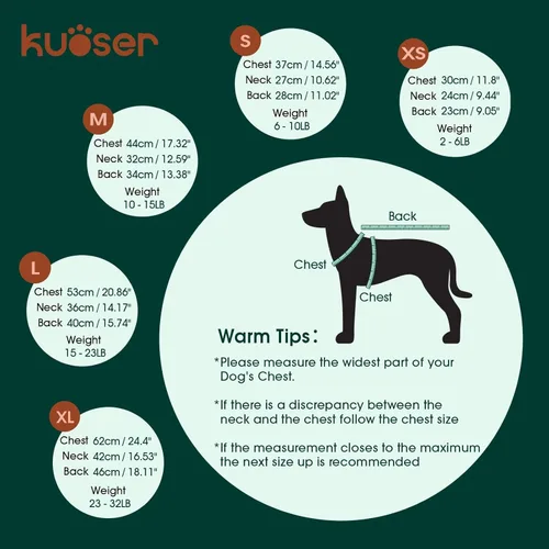 Vista 2 de Kuoser Suéter a cuadros para perro con agujero para arnés, diseño de polo, suéter de punto para cachorros, suéter de otoño e invierno para perros