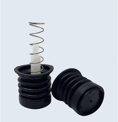 Vista 5 de 2 juegos de sello de trampa de drenaje, interruptor de varilla de tracción de resorte, válvula de tapón de goma de repuesto, universal para lavadora