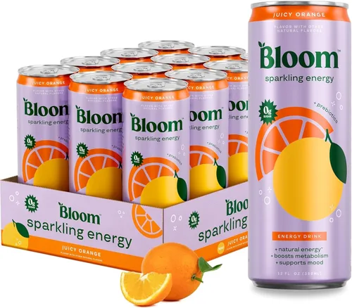 Vista 18 de Bloom Nutrition Sparkling Energy Drink - Natural Caffeine, Zero Sugar, 180mg Caffeine - Antioxidant-Rich with Green Coffee Bean, Green Tea Extract