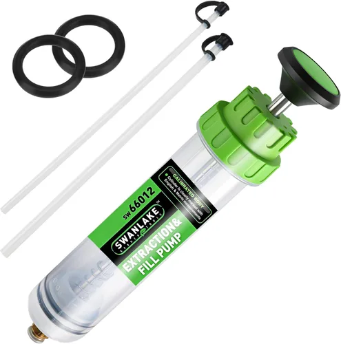 SWANLAKE Bomba extractora de 200cc, bomba de extracción y llenado, bomba de jeringa de fluido de succión manual al vacío, transferencia de