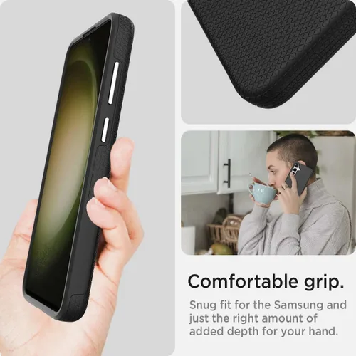 Vista 6 de Miimall Funda delgada para Samsung Galaxy S24 mate, doble capa de policarbonato resistente y TPU [10 pies a prueba de caídas militares]