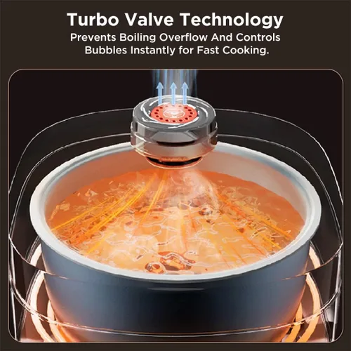 Vista 9 de Midea Olla Arrocera para 8 Tazas de Arroz Crudo, Olla Arrocera de Cerámica Antiadherente con Olla Interior Recubierta de Celadón, 15 Programas