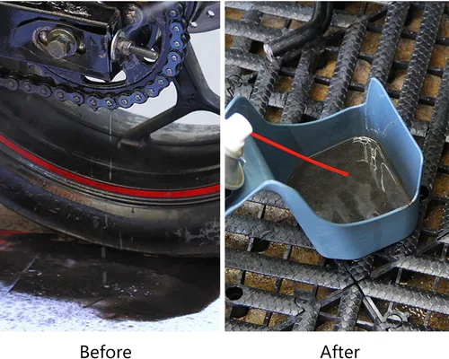 Vista 7 de Caja de herramientas de almacenamiento de aceite de cadena de bicicleta de motocicleta Aceite de limpieza de cadena a prueba de salpicaduras Agente