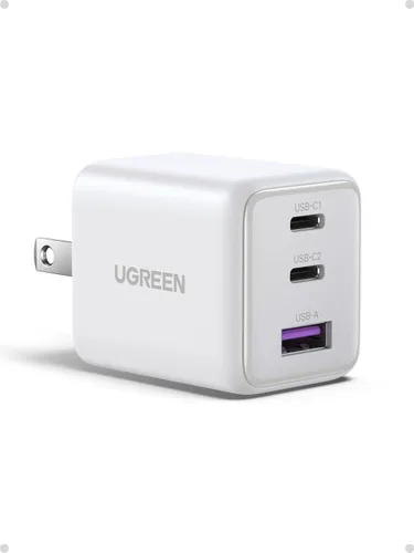 Vista 11 de UGREEN 3-Port 30W USB C Charger, GaN II Compact iPhone Charger Fast Charging, Type C Power Adapter for iPhone 17/16/15 Series, Galaxy S26/S25/24