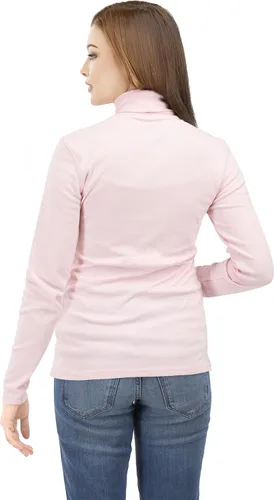 Vista 3 de NY Threads Camisa de manga larga con cuello alto para mujer, ajustada, térmica, capa base