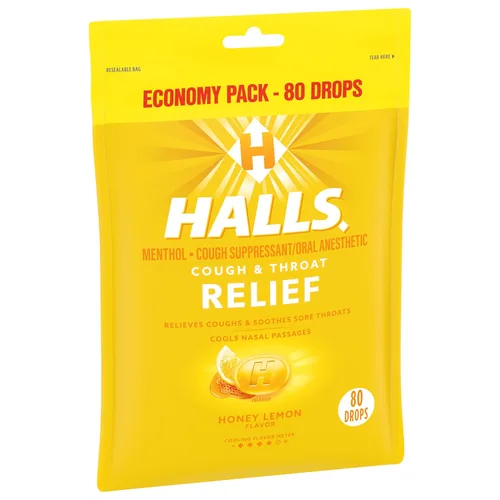 Vista 23 de HALLS - Gotas para la tos de miel y limón, 30 gotas