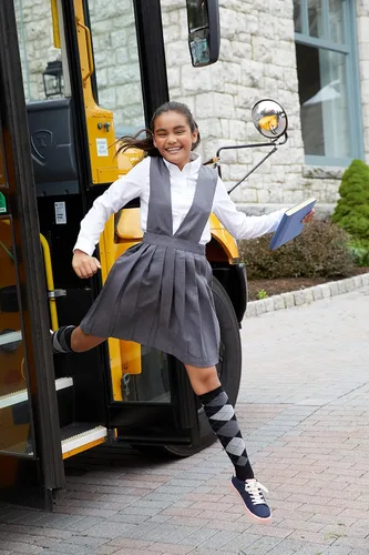 Vista 4 de French Toast - Jersey de cuello en V para niña