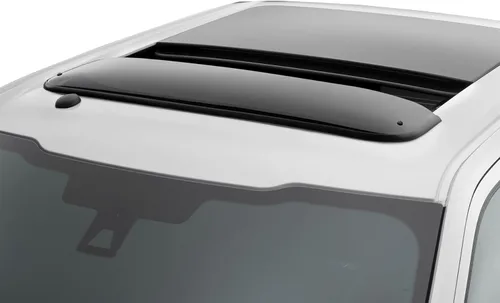 WeatherTech Deflectores de viento de techo corredizo de ajuste personalizado para Toyota Highlander Hybrid, Highlander - (89301), tinte oscuro