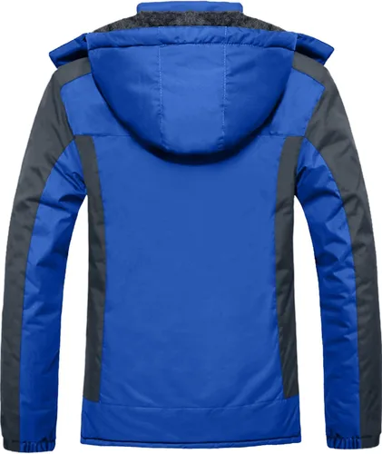 Vista 2 de GEMYSE - Chaqueta de esquí para hombre para montaña impermeable resistente al viento lluvia y nieve