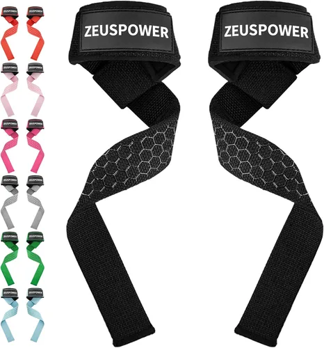 Vista 14 de Lifting Straps Wrist Straps for Weightlifting Gym Straps Weight Lifting Deadlift Workout Women Men Dumbbell Straps for Hand RDL Strap Exercise