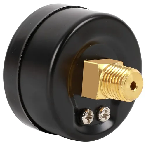 Vista 7 de Manómetro de presión de agua para gas y agua (15 psi) escala única con conexión trasera NPT de 1/4
