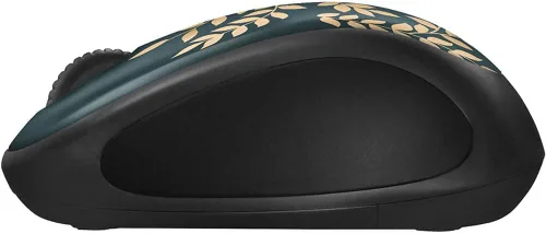 Vista 3 de Logitech - Design Collection - Mouse compacto inalámbrico de edición limitada con diseños coloridos - Golden Garden