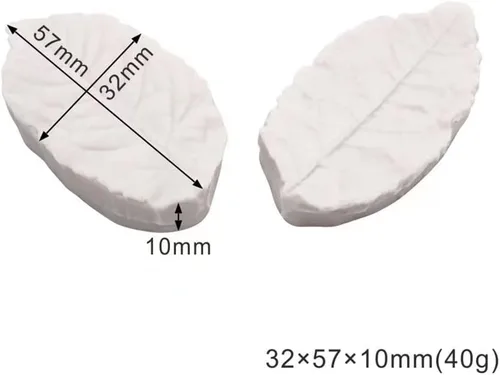 Vista 4 de Moldes de hojas de goma para pasta de goma, molde de silicona para pasta de goma de hojas de rosa, molde de arcilla para decoración de pasteles