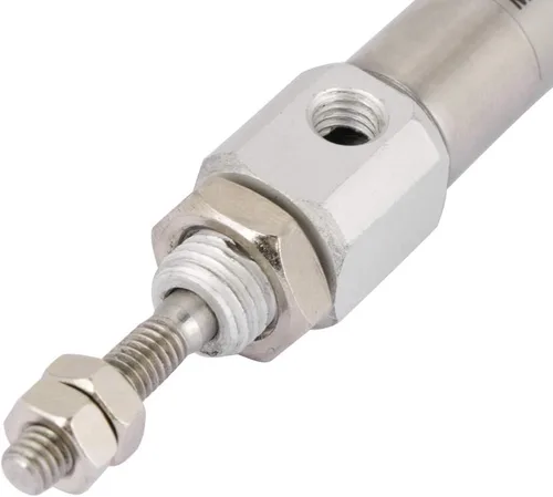 Vista 7 de Cilindro neumático de doble acción CDJ2B10-30B compacto de acero inoxidable Mini cilindro de aire con carrera de 1.181 in para automatización