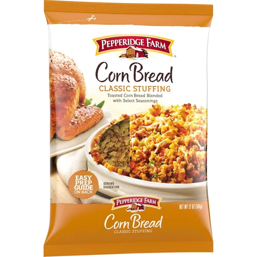 Vista 5 de Pepperidge Farm Relleno clásico de pan de maíz, bolsa de 12 onzas