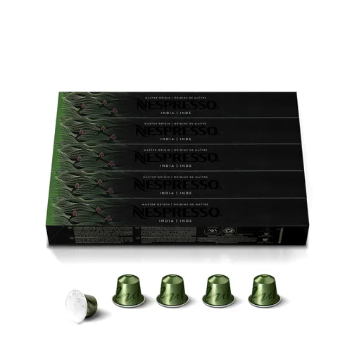 Vista 12 de Nespresso Cápsulas Línea Original, Colombia Master Origin, Café tostado medio, 50 cápsulas de café