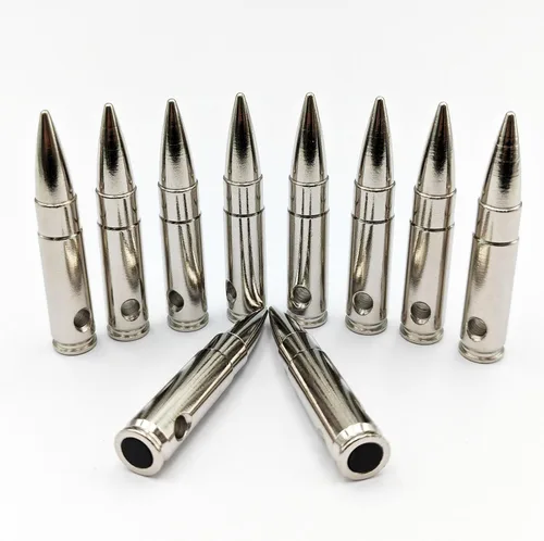 Vista 15 de Bayattoo Rondas de práctica de seguridad de acero, municiones inertes para entrenador de acción, tapa de entrenamiento de disparo seco