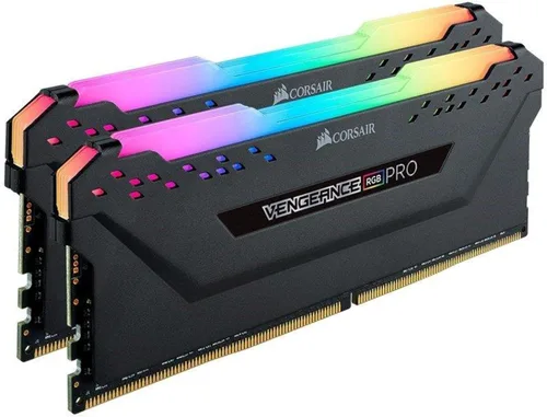 Corsair Vengeance RGB Pro 16GB (2x8GB) DDR4 3600 (PC4-28800) C18 Memoria Optimizada para AMD – Negro