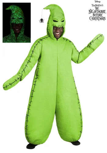 Disfraz Adulto Disney Oogie Boogie que Brilla en la Oscuridad Multicolor