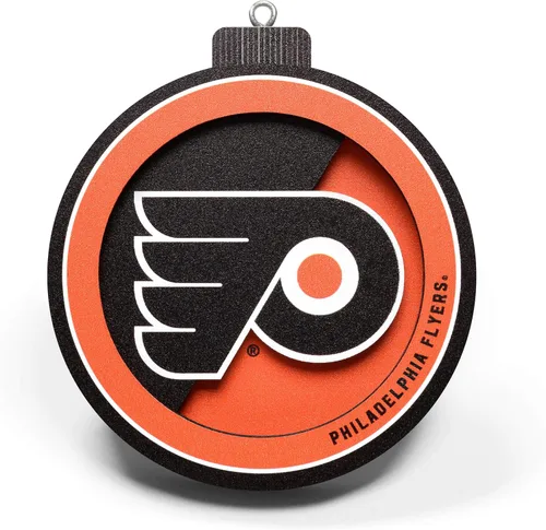 Vista 6 de YouTheFan Adorno de la serie de logotipo en 3D de la NHL