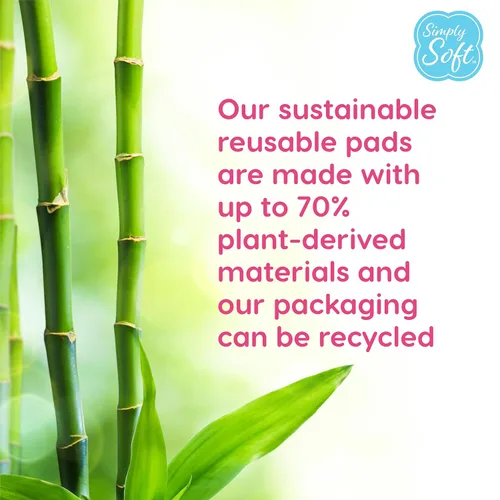 Vista 2 de Simply Soft - Redondas de algodón reutilizables, 14 unidades, almohadillas desmaquillantes para todo tipo de piel, sostenibles, minimizan
