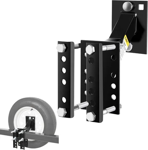 MaxxHaul 50214 Soporte de soporte para neumático de repuesto para lancha utilitaria, soporte de remolque con capacidad para 4 lengüetas (4 en patrón