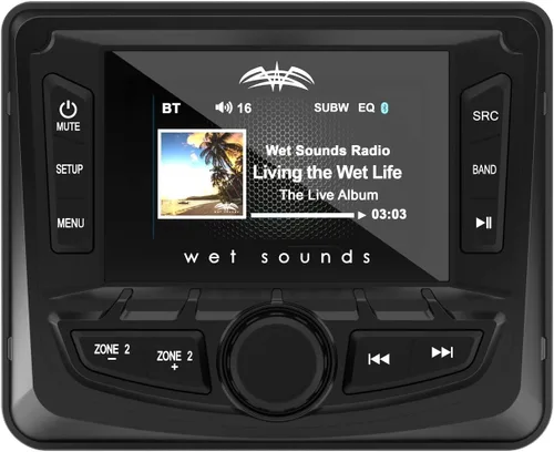 Vista 2 de Wet Sounds SiriusXM-Ready AM/FM/Weather Band Centro de medios