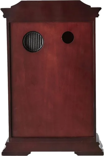 Vista 3 de Seiko Reloj de repisa marrón oscuro con campanilla y péndulo