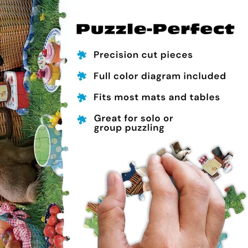 Vista 4 de Buffalo Games - Adorable rompecabezas de 300 piezas grandes para adultos con piezas de gran