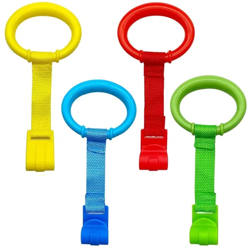 codree 4 Piezas Anillos para Levantarse de Corralito de Bebé - Anillos para Levantarse de Cuna de Bebé - Anillos Asistentes para Ejercicios de