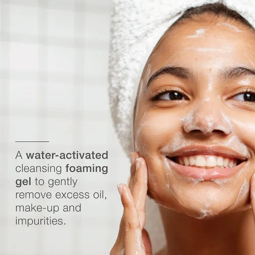 Vista 5 de Skincode Essentials Gel limpiador purificador - Fórmula de limpieza profunda Elimina el maquillaje y regula el sebo con CM-glucano, provitamina