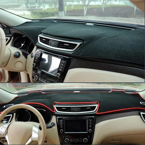 Vista 2 de HATHWAY Funda antideslizante y duradera para Peugeot 301 2012-2019 LHD, cubierta de salpicadero interior (protección solar)