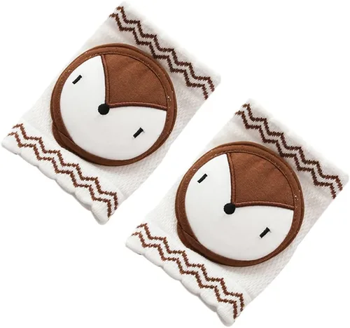 Protectores de rodilla para gatear, unisex para bebés, antideslizantes, rodilleras para niños pequeños, cubierta protectora de seguridad