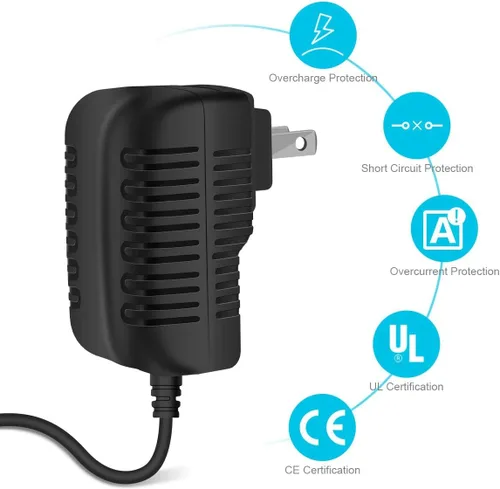 Vista 4 de Lenink Adaptador de fuente de alimentación de CA para batería AAA, reemplazar 3 pilas AAA, negro