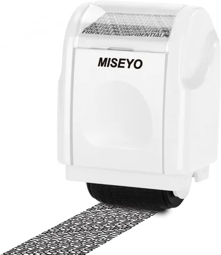 Vista 9 de Miseyo Sellos de rodillo de protección contra robo de identidad para privacidad de código de barras de datos, prevención de seguridad antirrobo