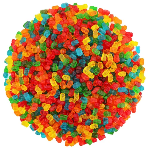 Vista 4 de FirstChoiceCandy Mini ositos de gomita, Mix Mini Cubs Gummi (1 libra (paquete de 1))