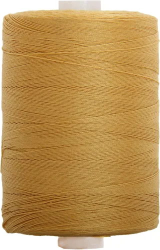 Vista 11 de Threadart - Hilo de algodón 100 % para acolchar, coser y sergar Carretes de 1000 m, calibre 50/3 Color albaricoque 107