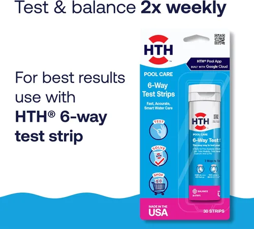 Vista 7 de HTH Pool Care pH abajo, reduce el pH, producto químico para piscina, 5 libras