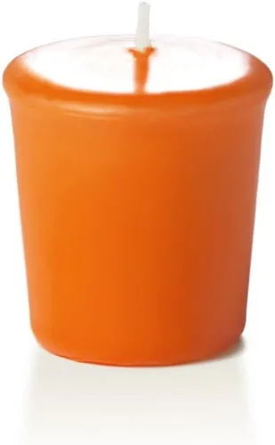 Vista 34 de Yummi - Velas votivas sin aroma, 15 horas de combustión, color blanco. 9 por paquete