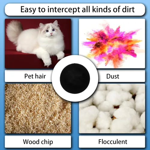 Vista 4 de Paquete de 6 filtros de esponja compatibles con Neabot & Neakasa P1 Pro Kit de aseo de mascotas y aspiradora