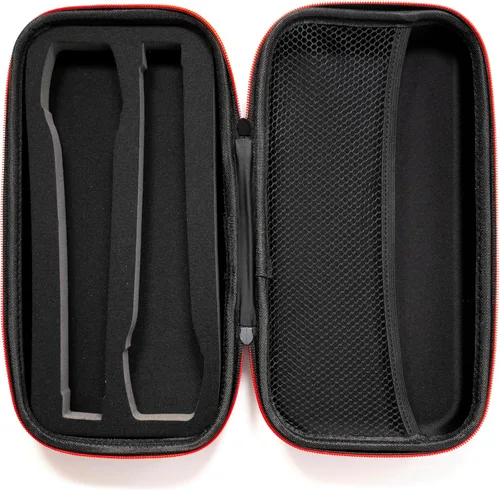 Vista 4 de Fabricko - Funda de viaje para micrófono inalámbrico dual, funda rígida de EVA, protectora, a prueba de golpes, impermeable para exteriores